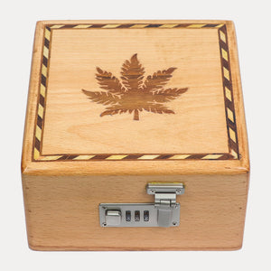 Engraved Inlay Leaf Box