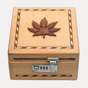 Engraved Overlay Leaf Box