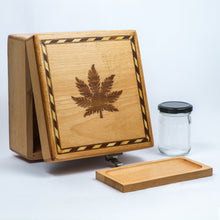 Load image into Gallery viewer, Engraved Inlay Leaf Box